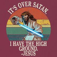 ItS Over Satan I Have The High Ground 16oz Travel Tumbler