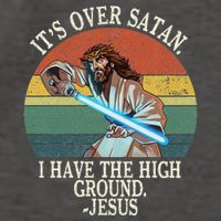 ItS Over Satan I Have The High Ground Vector Backpack