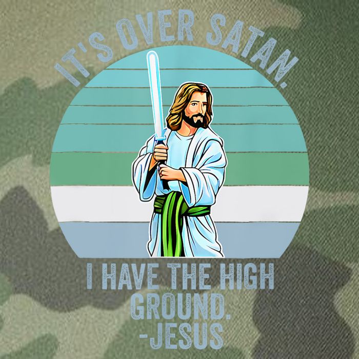 ItS Over Satan. I Have The High Ground Legacy Tie Dye Trucker Hat