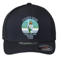 ItS Over Satan. I Have The High Ground Flexfit Unipanel Trucker Cap