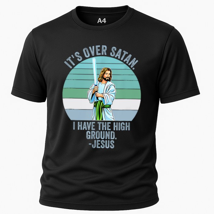 ItS Over Satan. I Have The High Ground Performance Shirt
