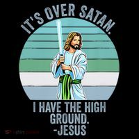 ItS Over Satan. I Have The High Ground 7-Panel Snapback Hat