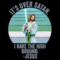 ItS Over Satan. I Have The High Ground 16 in Basic Backpack