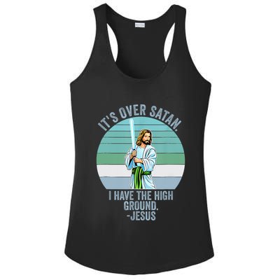 ItS Over Satan. I Have The High Ground Ladies PosiCharge Competitor Racerback Tank
