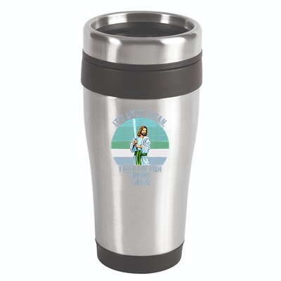 ItS Over Satan. I Have The High Ground 16oz Travel Tumbler