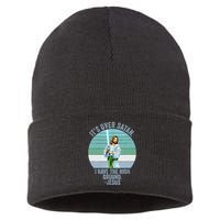 ItS Over Satan. I Have The High Ground Sustainable Knit Beanie