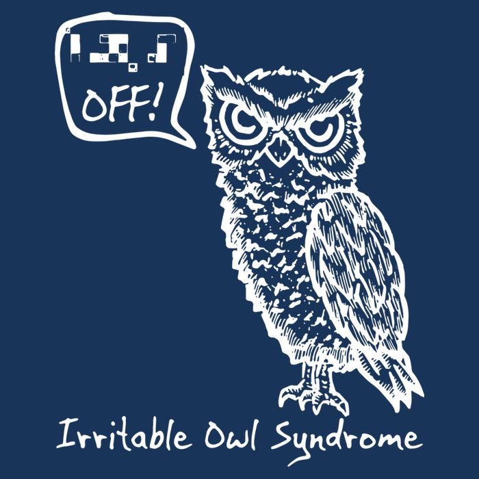 Irritable Owl Syndrome Drawstring Bag