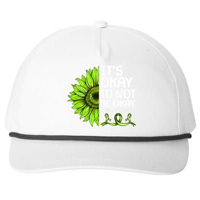 It's Okay To Not Be Okay Mental Health Awareness Snapback Five-Panel Rope Hat