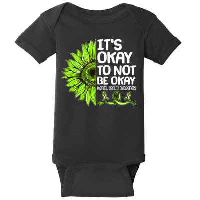 It's Okay To Not Be Okay Mental Health Awareness Baby Bodysuit