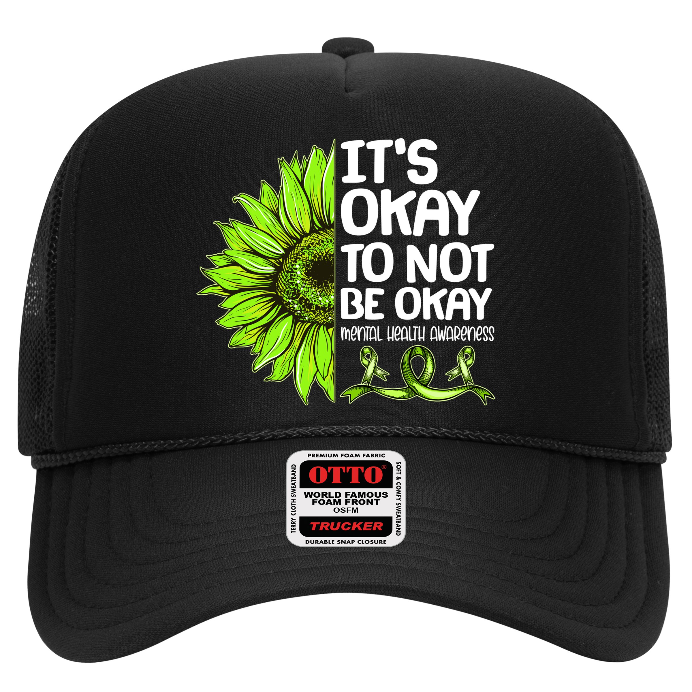 It's Okay To Not Be Okay Mental Health Awareness Hat