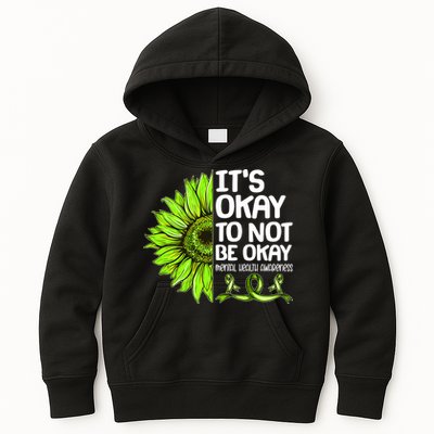 It's Okay To Not Be Okay Mental Health Awareness Kids Hoodie