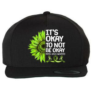 It's Okay To Not Be Okay Mental Health Awareness Wool Snapback Cap