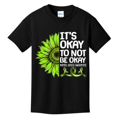 It's Okay To Not Be Okay Mental Health Awareness Kids T-Shirt