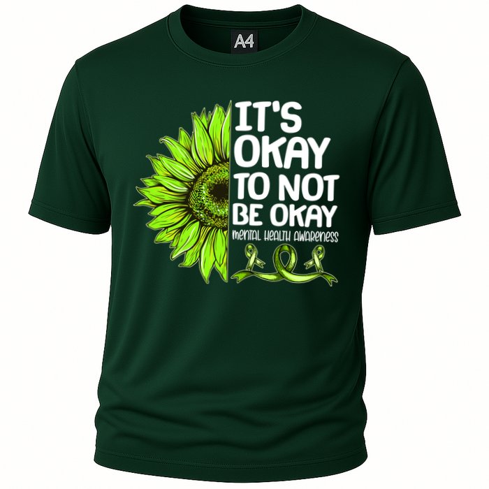 It's Okay To Not Be Okay Mental Health Awareness Cooling Performance Crew T-Shirt
