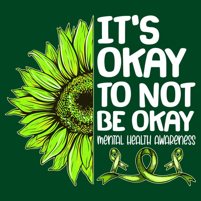 It's Okay To Not Be Okay Mental Health Awareness Button