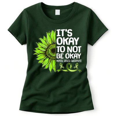 It's Okay To Not Be Okay Mental Health Awareness Womens T-Shirt