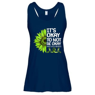 It's Okay To Not Be Okay Mental Health Awareness Ladies Essential Flowy Tank