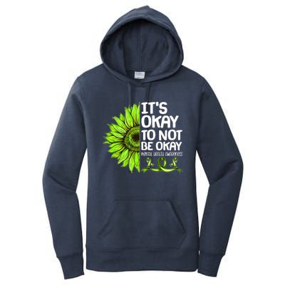 It's Okay To Not Be Okay Mental Health Awareness Women's Pullover Hoodie