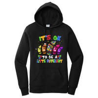 its ok to be a litte different dabbing crayon autism Women's Pullover Hoodie