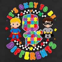 Its Ok To Be Different Autism Awareness Puzzle Piece .Png Adult Drive Performance Visor