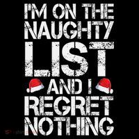 I'm On The Naughty List And I Regret Nothing Funny Christmas Gift Wool Snapback Cap