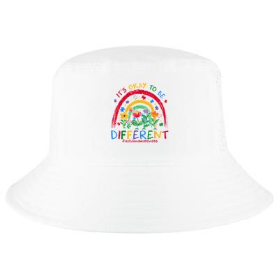 It'S Ok To Be Different Rainbow Autism Awareness Puzzle Cute Cool Comfort Performance Bucket Hat