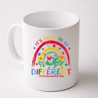 It'S Ok To Be Different Rainbow Autism Awareness Puzzle Cute Mug
