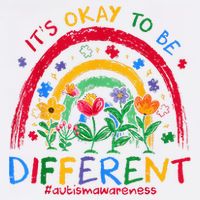 It'S Ok To Be Different Rainbow Autism Awareness Puzzle Cute Mug
