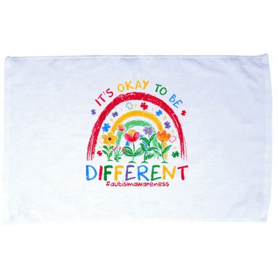 It'S Ok To Be Different Rainbow Autism Awareness Puzzle Cute Microfiber Hand Towel