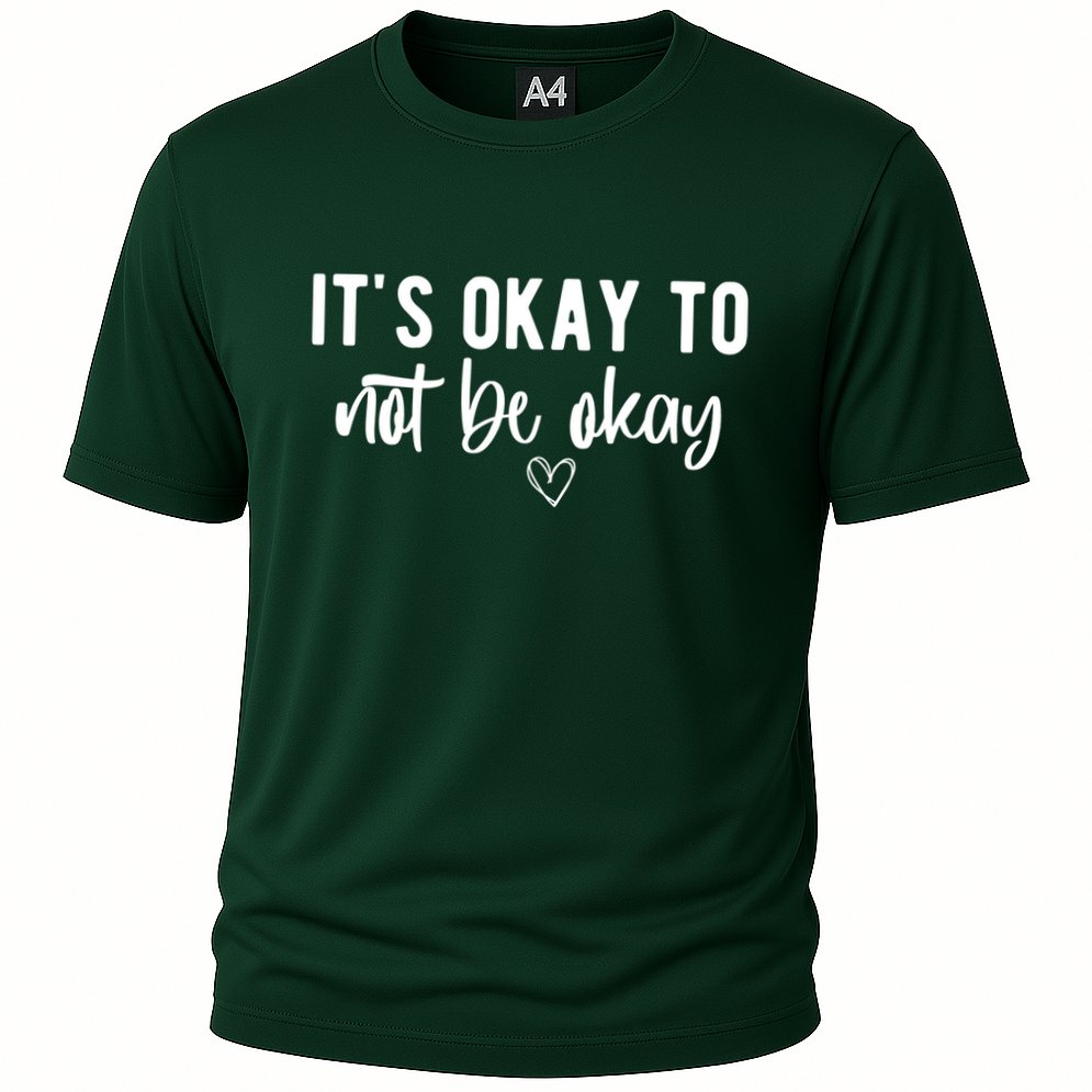 Its Okay To Noe Be Okay Mental Awareness Cooling Performance Crew T-Shirt