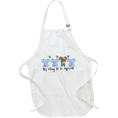 Its Okay To Be Different Funny Elephant Autism Awareness Month Apron