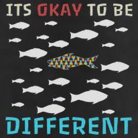 It's Okay To Be Different Fish Autism Awareness Month 7 Panel Mesh Trucker Snapback Hat