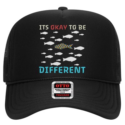 It's Okay To Be Different Fish Autism Awareness Month Hat