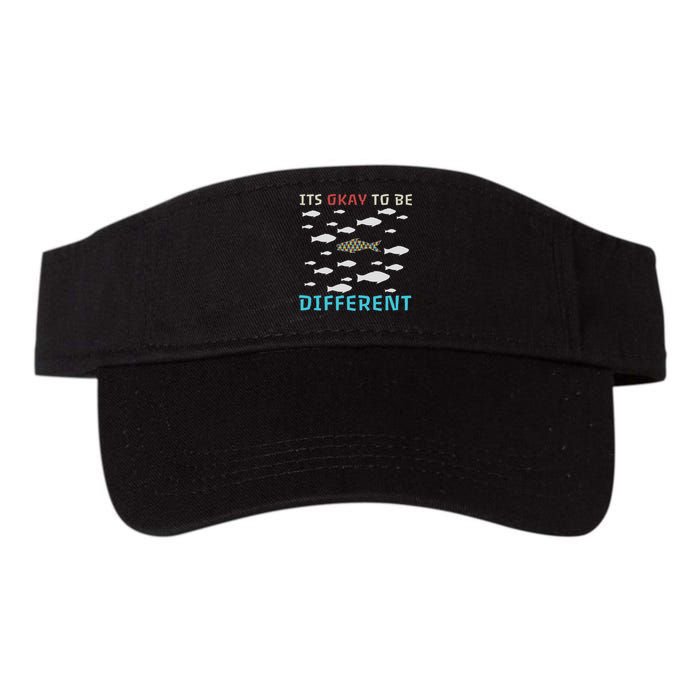 It's Okay To Be Different Fish Autism Awareness Month Visor