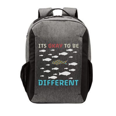It's Okay To Be Different Fish Autism Awareness Month Vector Backpack