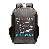 It's Okay To Be Different Fish Autism Awareness Month Vector Backpack