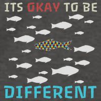 It's Okay To Be Different Fish Autism Awareness Month Vector Backpack