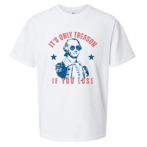 Its Only Treason If You Lose Washington American Sueded Cloud Jersey T-Shirt