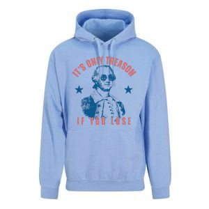 Its Only Treason If You Lose Washington American Unisex Surf Hoodie