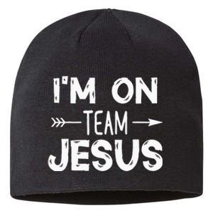 IM On Team Jesus Cut Christian Praise Worship Choose Joy Sustainable Beanie