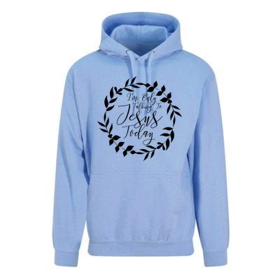 Im Only Talking To Jesus Today Cute Gift Unisex Surf Hoodie