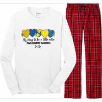 Its Okay To Be A Little Extra Png Word Down Syndrome Long Sleeve Pajama Set