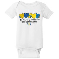 Its Okay To Be A Little Extra Png Word Down Syndrome Baby Bodysuit