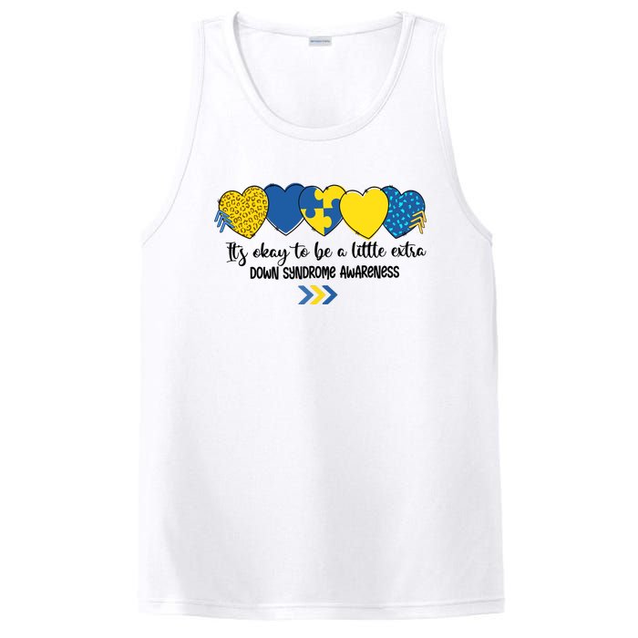 Its Okay To Be A Little Extra Png Word Down Syndrome PosiCharge Competitor Tank