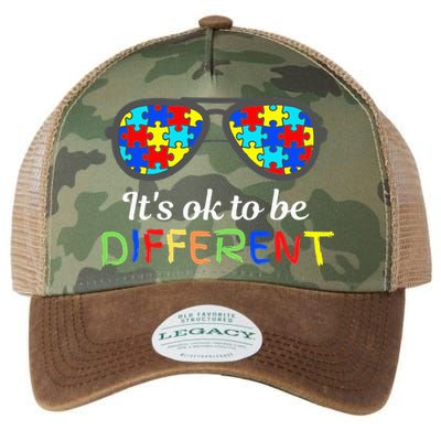 It's Ok To Be Different Sunglasses Be Kind Autism Aware Legacy Tie Dye Trucker Hat