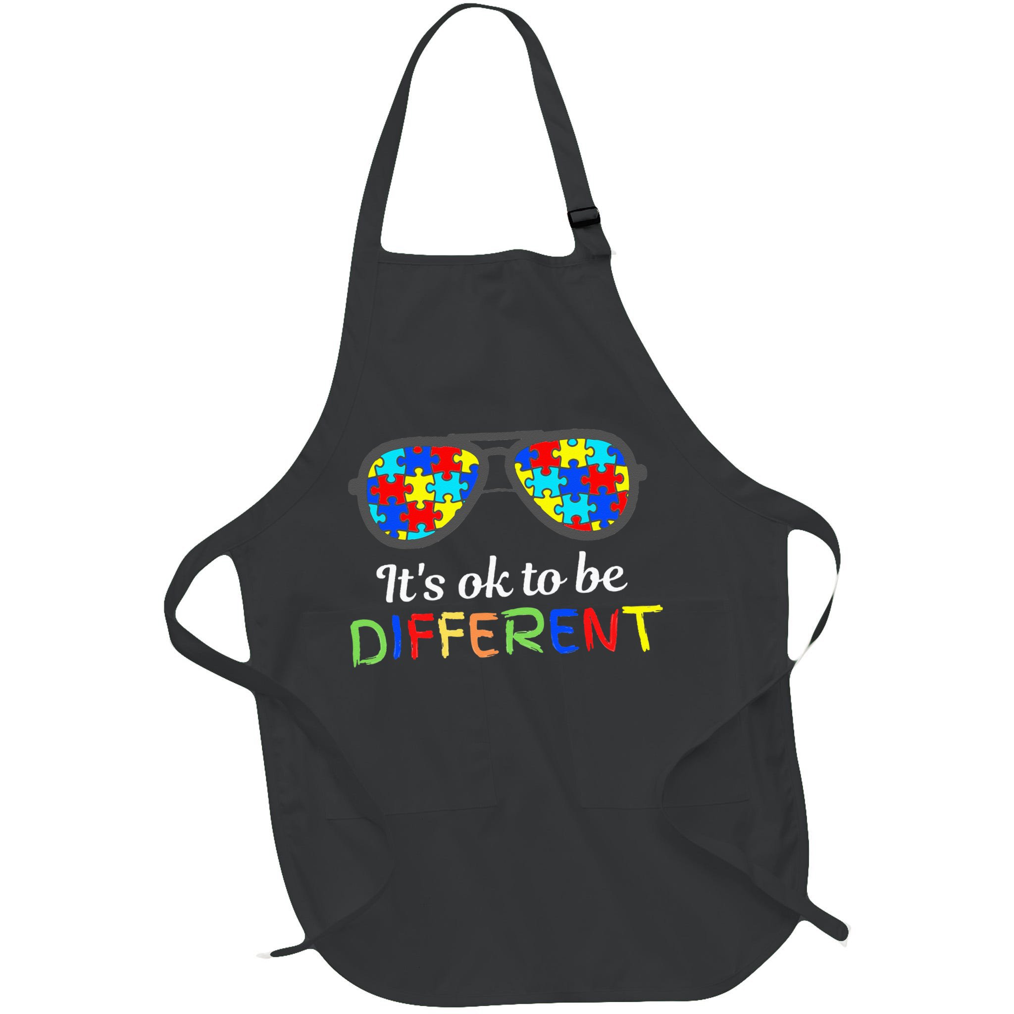 It's Ok To Be Different Sunglasses Be Kind Autism Aware Apron