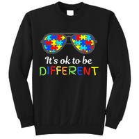 It's Ok To Be Different Sunglasses Be Kind Autism Aware Sweatshirt