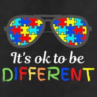 It's Ok To Be Different Sunglasses Be Kind Autism Aware 15oz Campfire Ceramic Mug