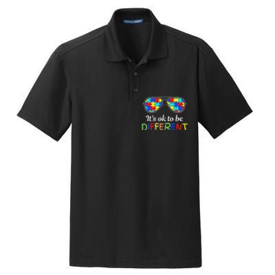 It's Ok To Be Different Sunglasses Be Kind Autism Aware Dry Zone Grid Polo