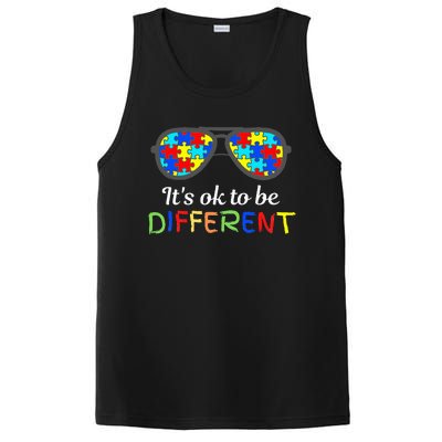 It's Ok To Be Different Sunglasses Be Kind Autism Aware PosiCharge Competitor Tank